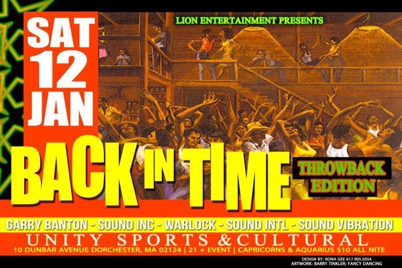 BACK IN TIME — THROWBACK EDITION flyer