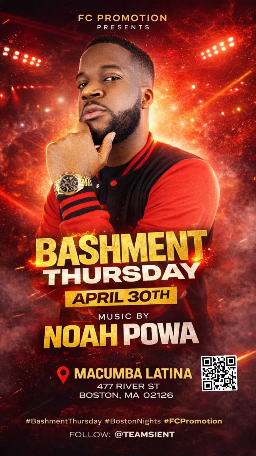 BASHMENT THURSDAY — NOAH POWA flyer