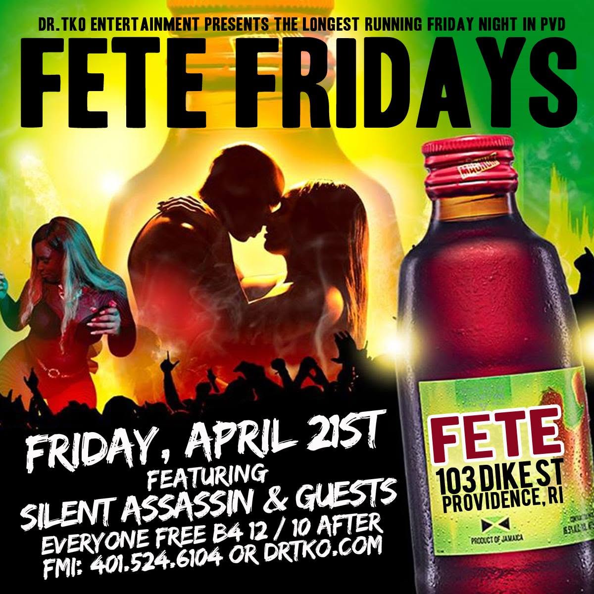 FETE FRIDAYS — THE LONGEST RUNNING FRIDAY NIGHT IN PVD flyer