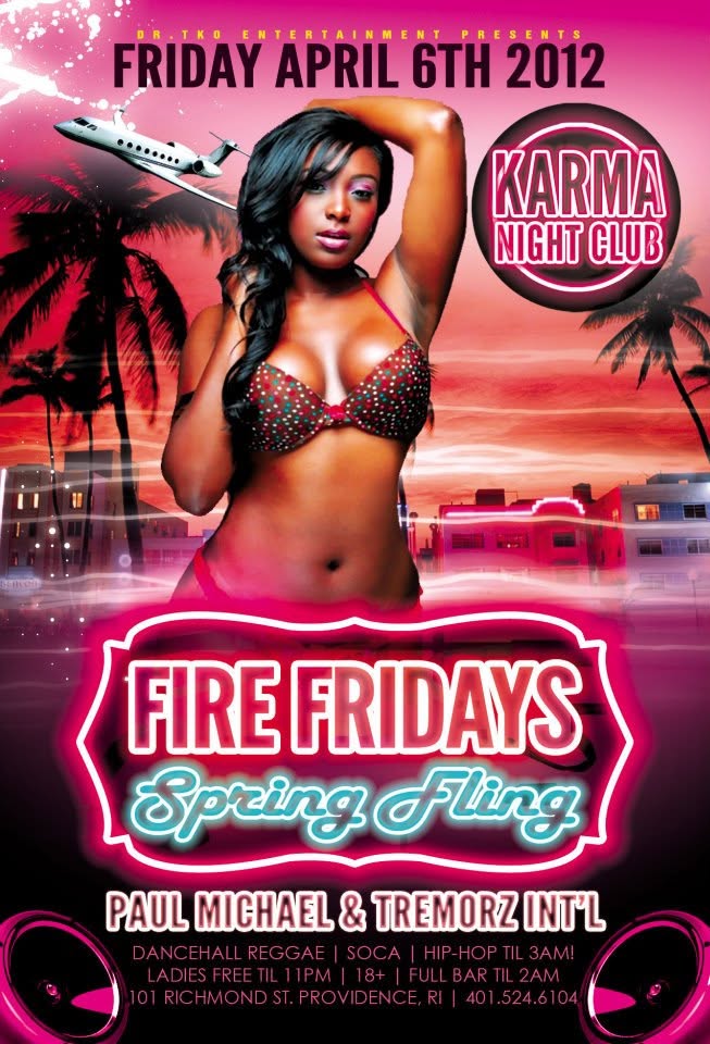 FIRE FRIDAYS — SPRING FLING flyer