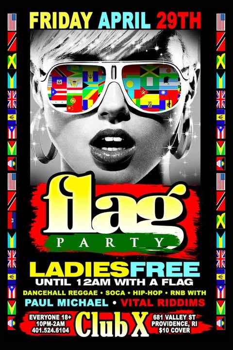 FLAG PARTY flyer