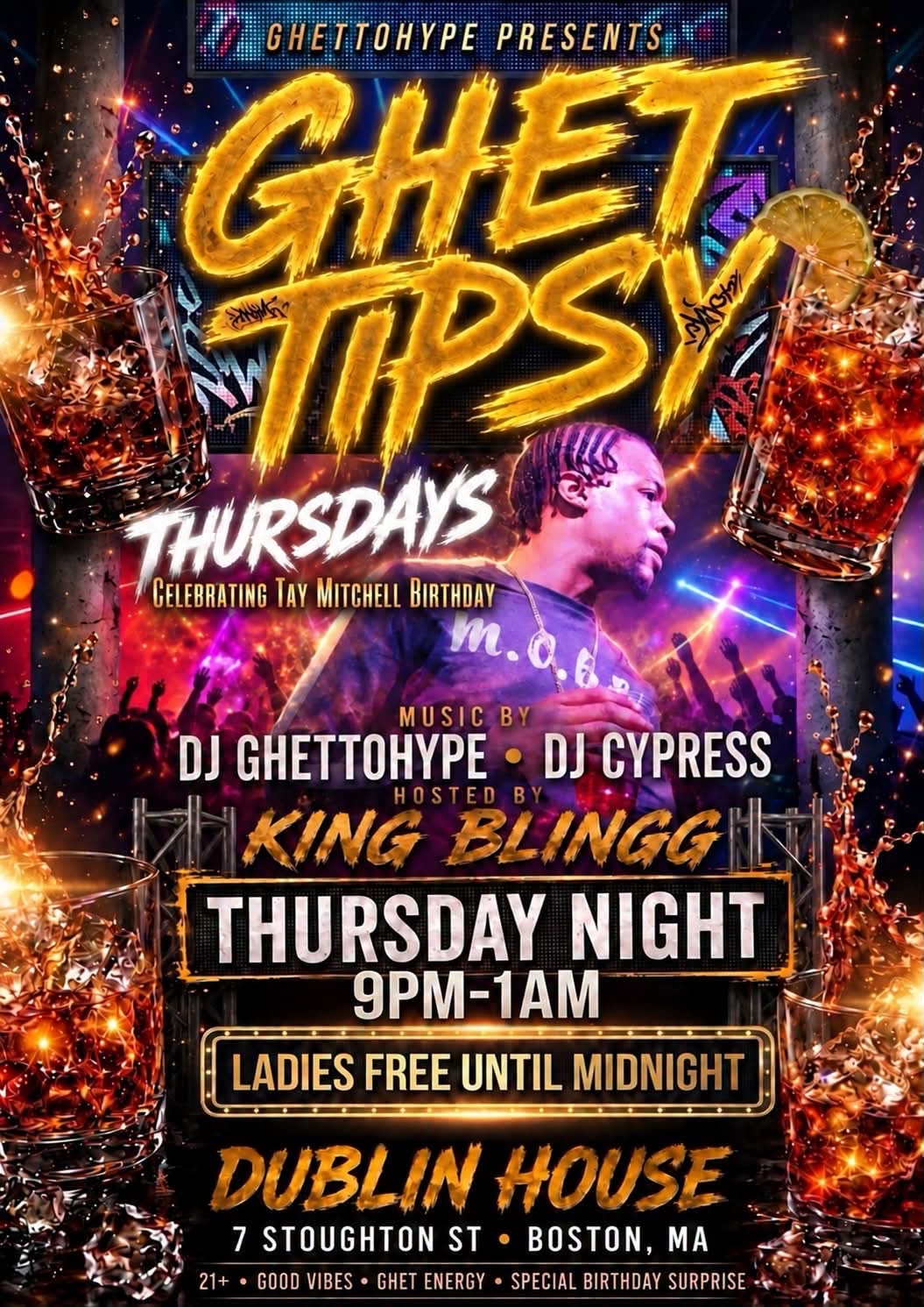 GHET TIPSY THURSDAYS