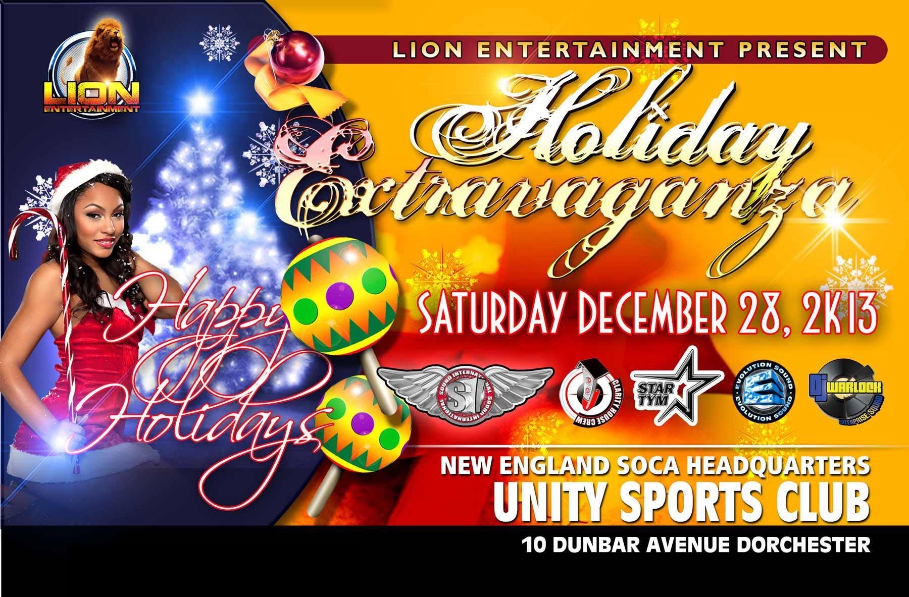 HOLIDAY EXTRAVAGANZA 2K13 flyer