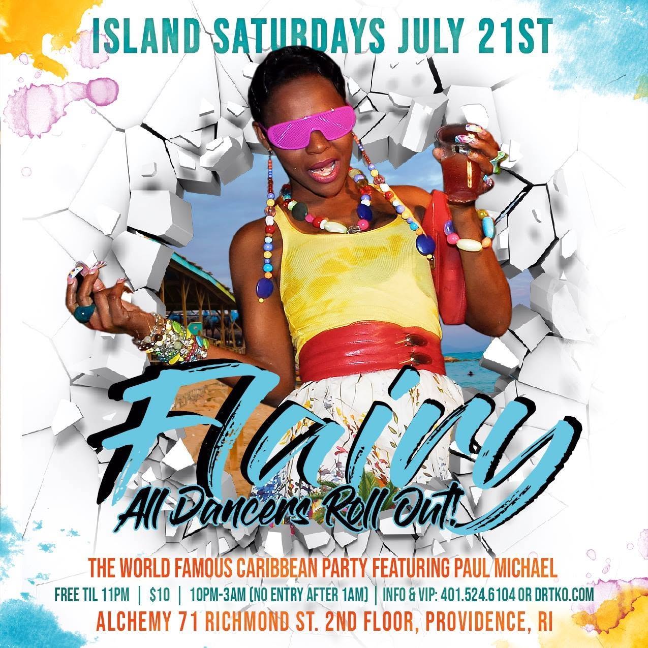 ISLAND SATURDAYS — FLAIVY flyer