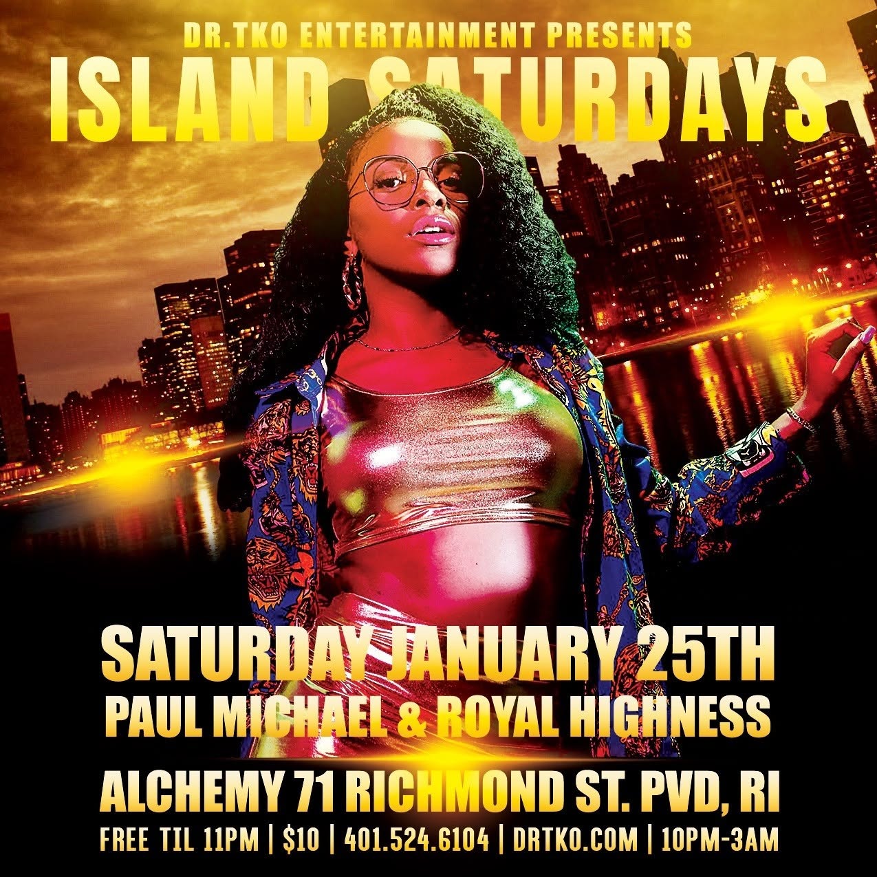 ISLAND SATURDAYS — FT. ROYAL HIGHNESS flyer