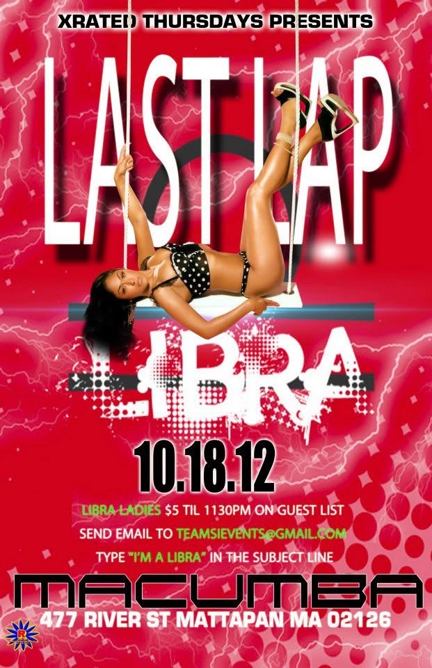 LAST LAP LIBRA flyer