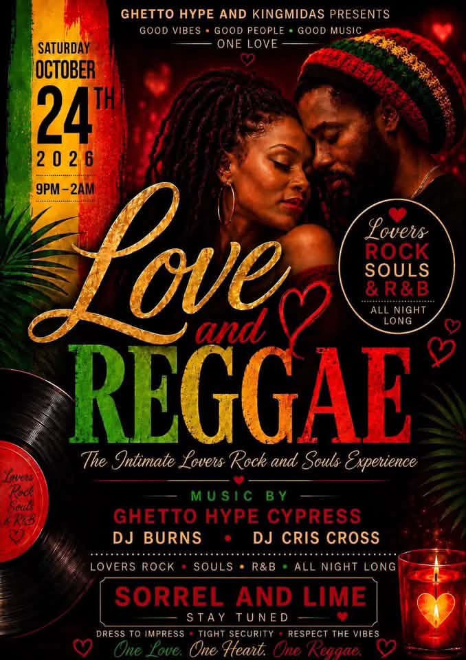 LOVE AND REGGAE — THE INTIMATE LOVERS ROCK AND SOULS EXPERIENCE