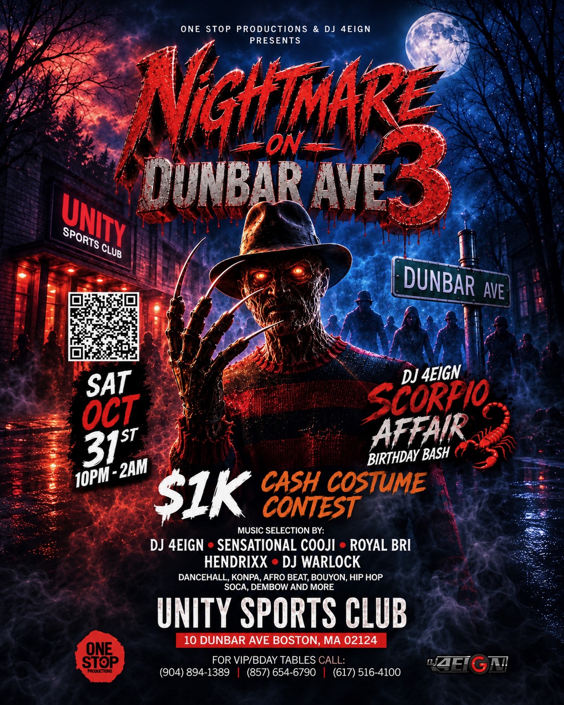 NIGHTMARE ON DUNBAR AVE 3 — DJ 4EIGN'S SCORPIO AFFAIR BIRTHDAY BASH