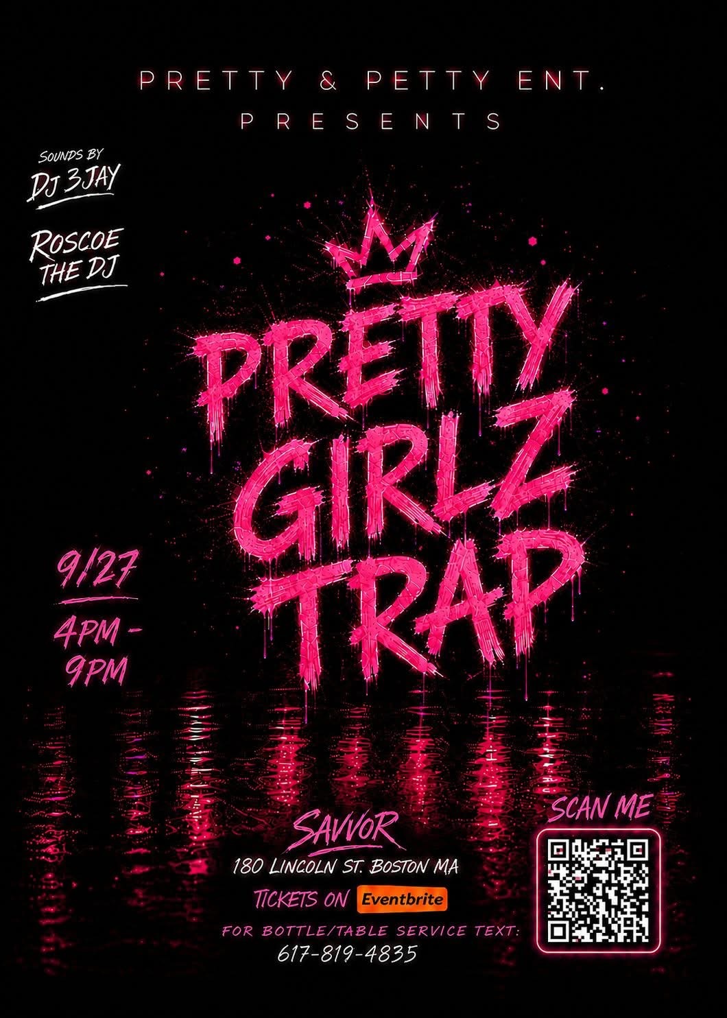 PRETTY GIRLZ TRAP flyer