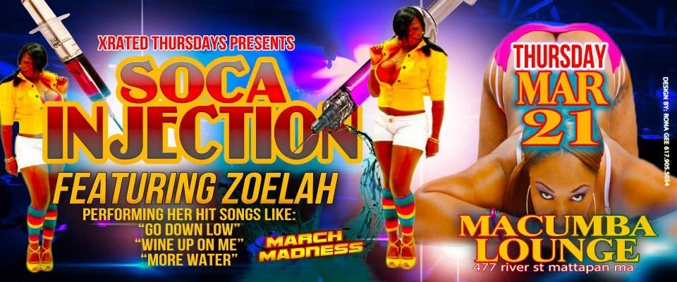 SOCA INJECTION — ZOELAH flyer