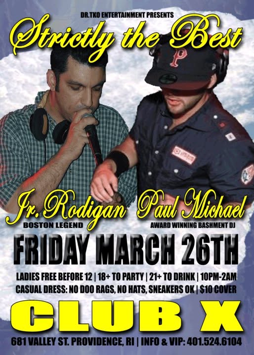 STRICTLY THE BEST — FT. JR.RODIGAN flyer