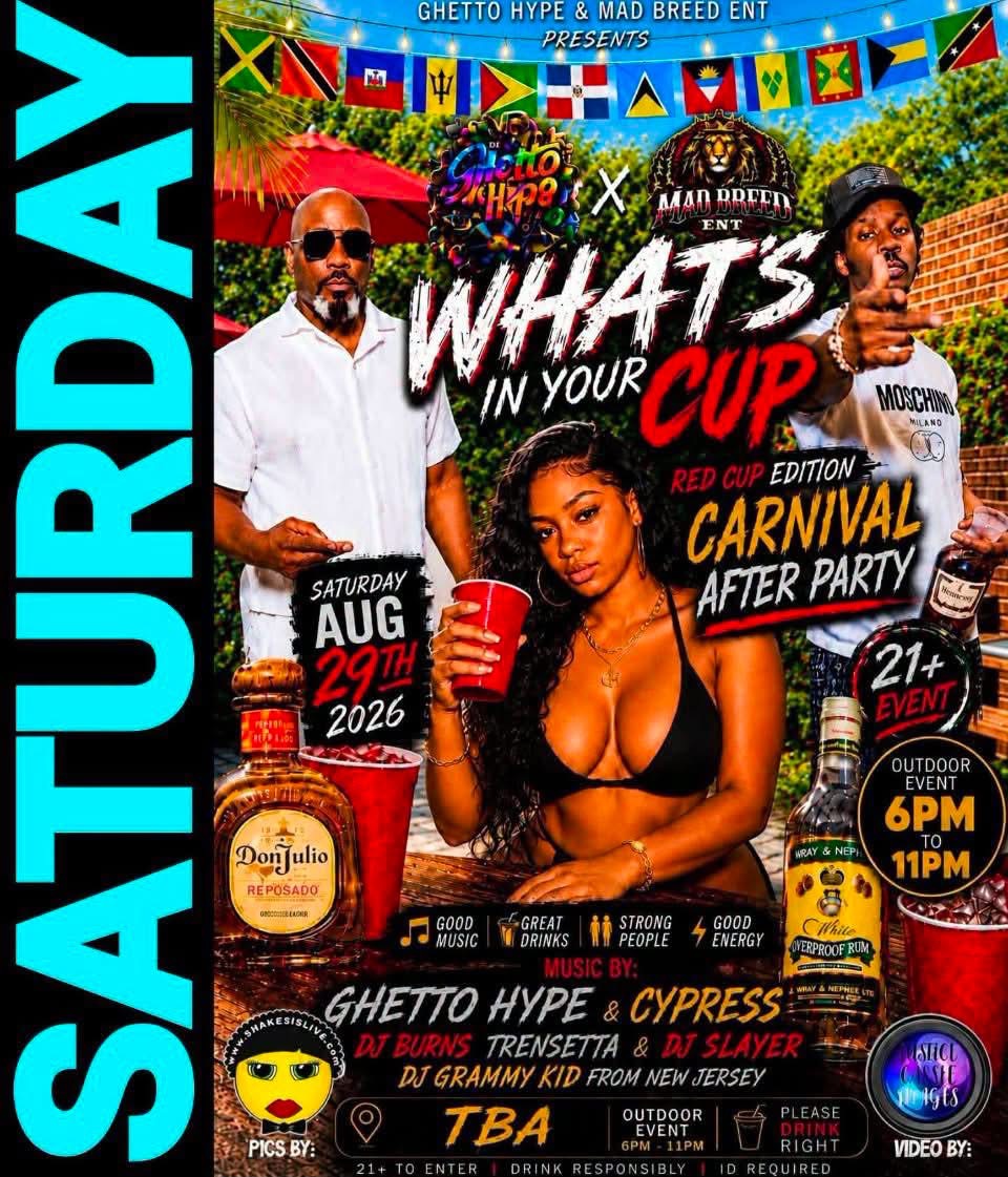 WHAT'S IN YOUR CUP — RED CUP EDITION flyer